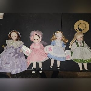 Vintage 1960s Sleepy Eyes Madame Alexander Doll Bundle Heidi Alice Mimi Rebecca